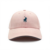 Polo 6 Panel Structured Peak Cap Pink – Adjustable Baseball Cap